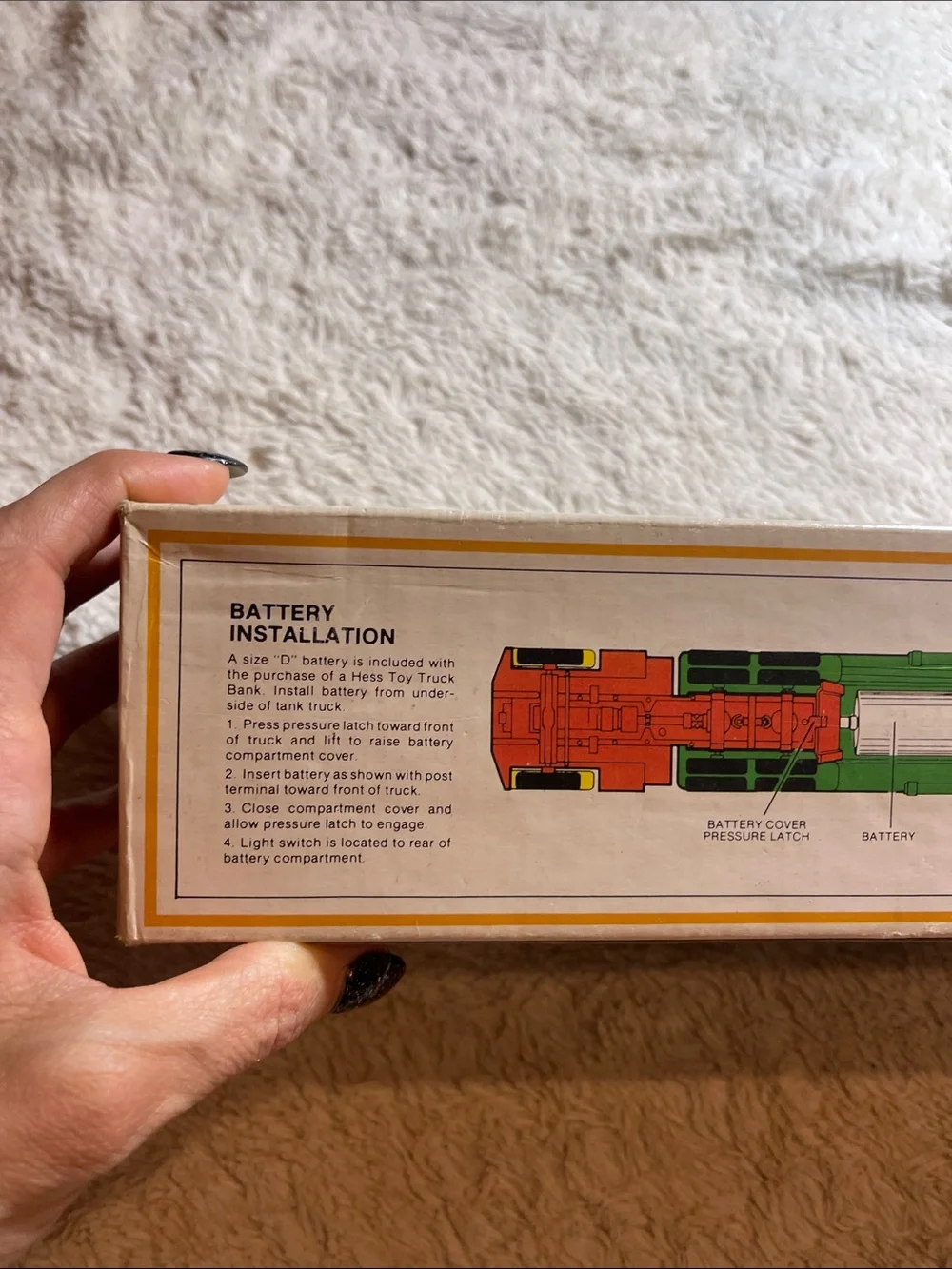 1984 hess  toy truck bank
